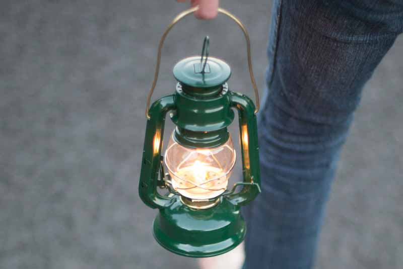 Oil Lantern Small Lanterns Green Red Hill General Store