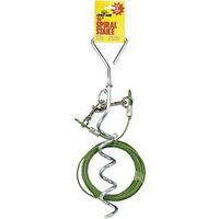 Aspenpet 3449820 Spiral Cable-In Stake