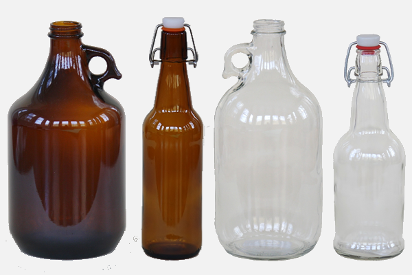 Glass Bottles and Growlers