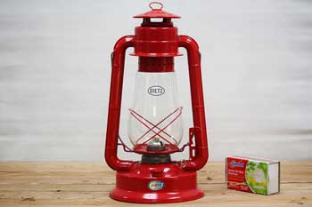 Large Red Hanging Oil Lantern 
