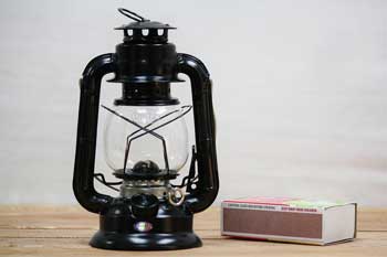 Small Kerosene Lantern Black