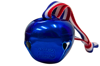 Blue Unique USA Gift Bell