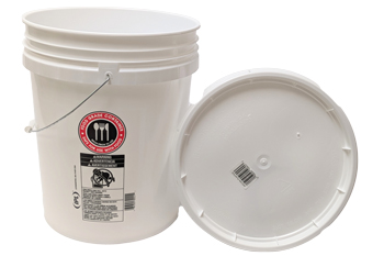 5 Gallon Food Safe Bucket with Tear Strip Lid