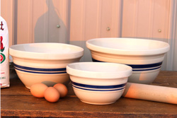 stoneware mixing bowls
