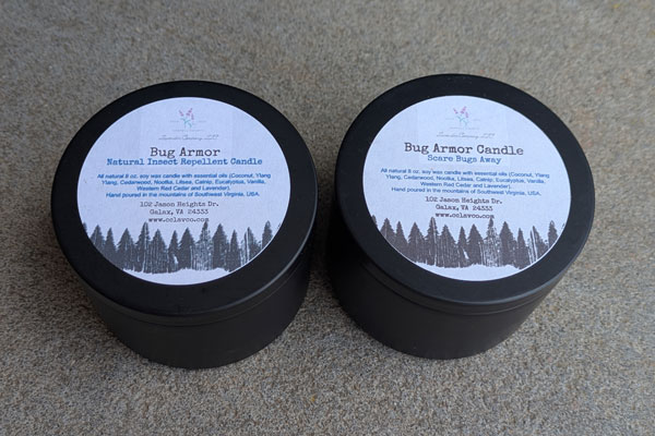 Insect Repellent Candle