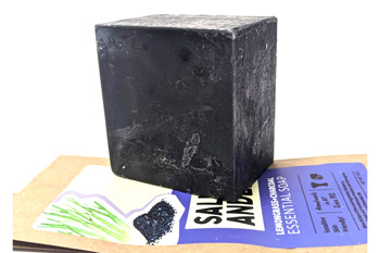 Sallye Ander Lemongrass and Charcoal Soap Essential Soap