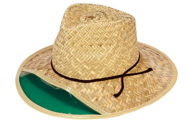 Straw Hat with Visor