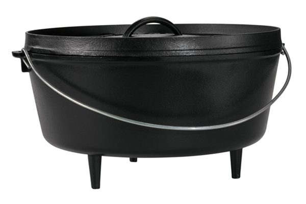 Lodge 4 Quart Cast Iron Camp Dutch Oven