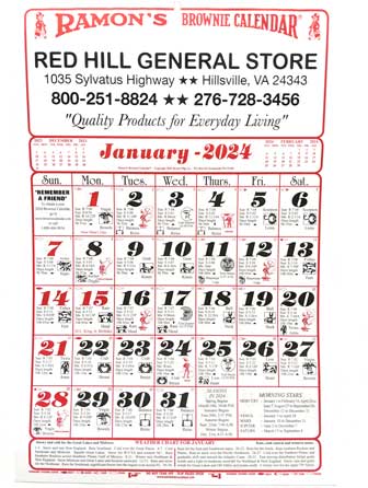 2024 Ramon's Calendar